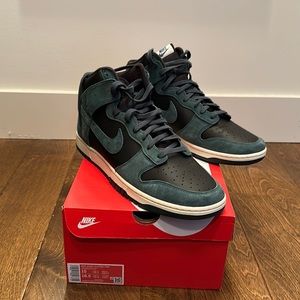 Nike Dunk High - “Faded Spruce” - worn once. Size 15